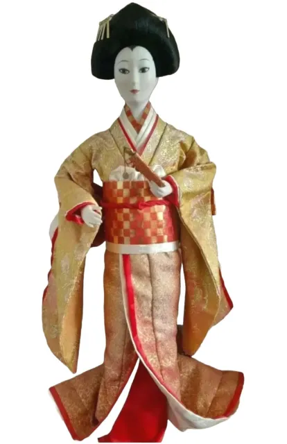 Franklin Mint Heirloom Geisha Collectors Item, Mariko The Japanese Bride Doll