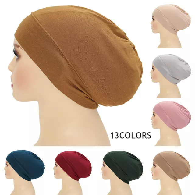 Foulard De Tête Pour Femmes Musulmanes Sous-Écharpe En Coton Hijab R