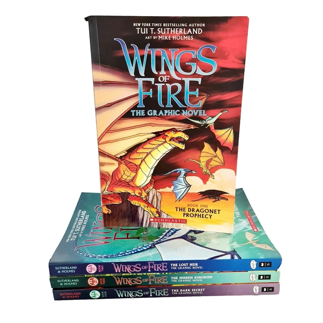 WINGS OF FIRE Graphic Novel Set (Books 14) Tui T. Sutherland