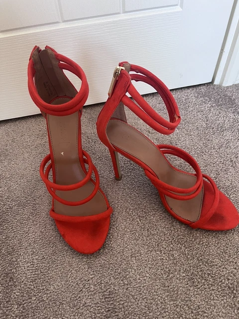 Topshop store orange heels