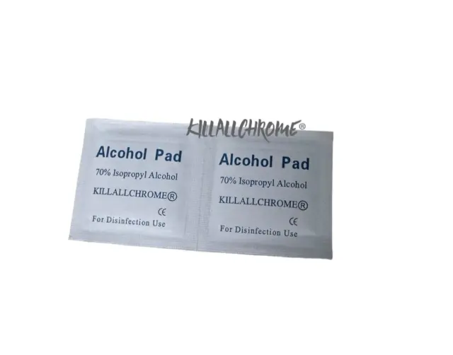 100X Alcohol Wipes Universal Alcotip Pre Injection Swabs IPA - 75% Isopropyll UK
