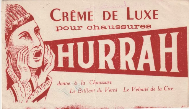 W118 Ancien Buvard - Crème de Luxe pour Chaussures HURRAH (Indien)