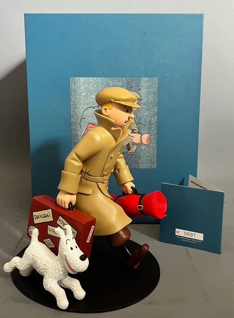 Figurine Tintin Pixi – Nestor Avec Balai Et Seau, Plomb, Certificat