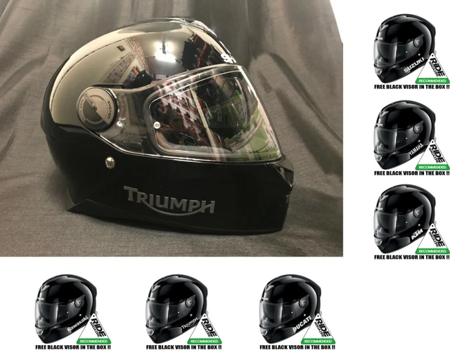 SHARK SKWAL 2 with Free DARK VISOR & STICKERS with LED Lights Motorbike Helmet
