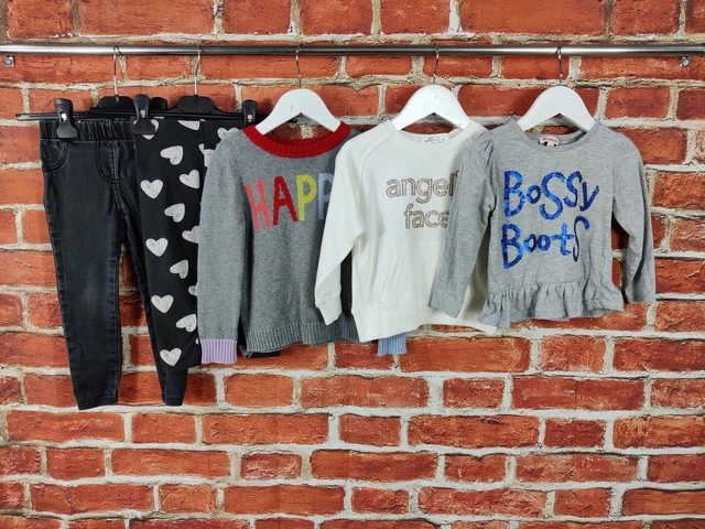 Girls Bundle Age 2-3 Years Next M&S Etc Jeans Leggings Jumper Sweater Tee 98Cm