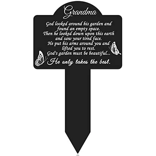 Estacas conmemorativas cementerio tumba marcadores de estaca placas conmemorativas para...