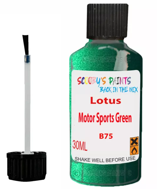 For Lotus Motor Sports Green B75 paint touch up