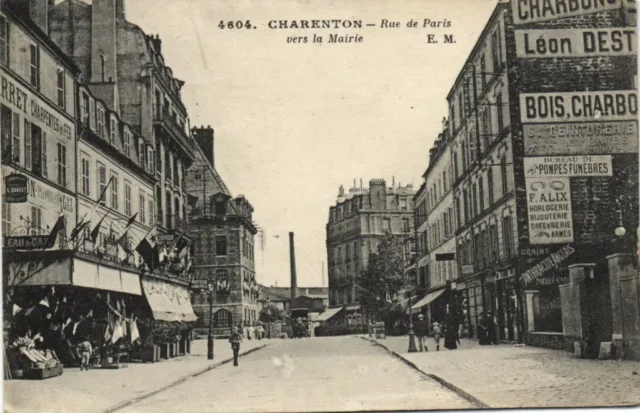 CHARENTON-Rue de Paris vers la Mairie CPA Saintry - L'Arcadie (180268)