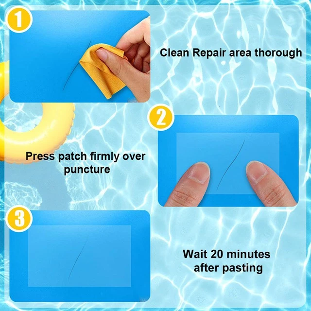 WATERPROOF REPAIRING PATCH for Inflatable Products Pool Swimming Ring