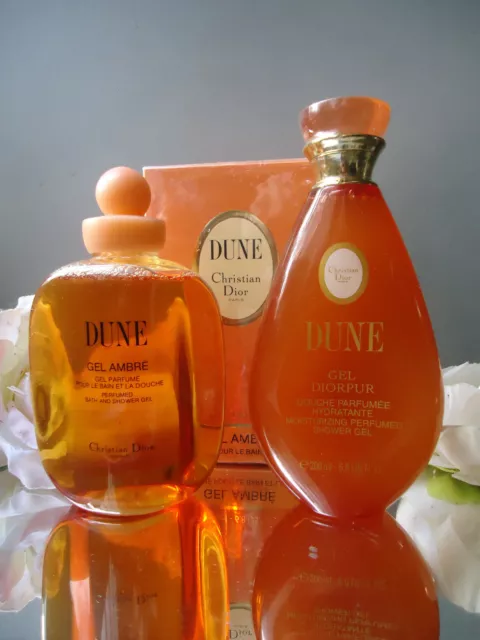 For Theresa Dior Dune Ambre & Bath & Shower Gel Highly Perfumed 2x200ml New Box