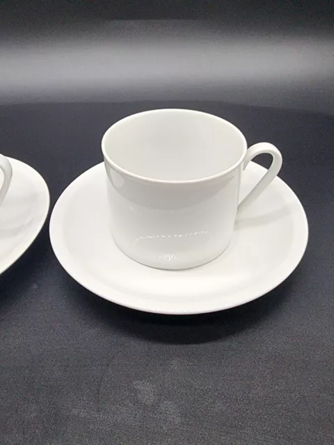 Arzberg Cup Saucer Set Of 2 White Germany 3