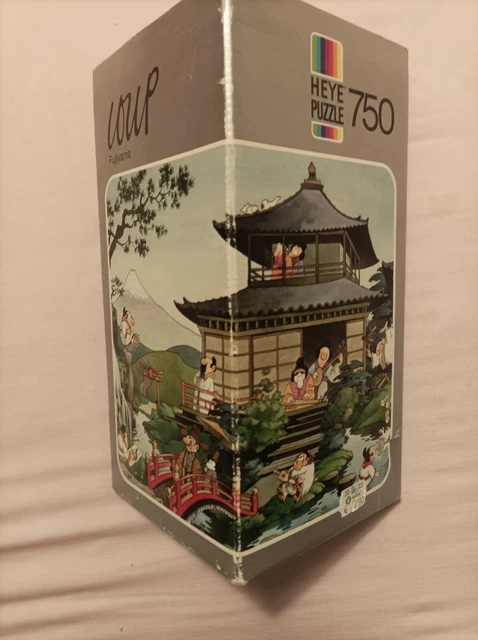 Puzzle HEYE 500 Pièces 1974 'Puissant Combattant' Par LOUP - Extrêmement Rare