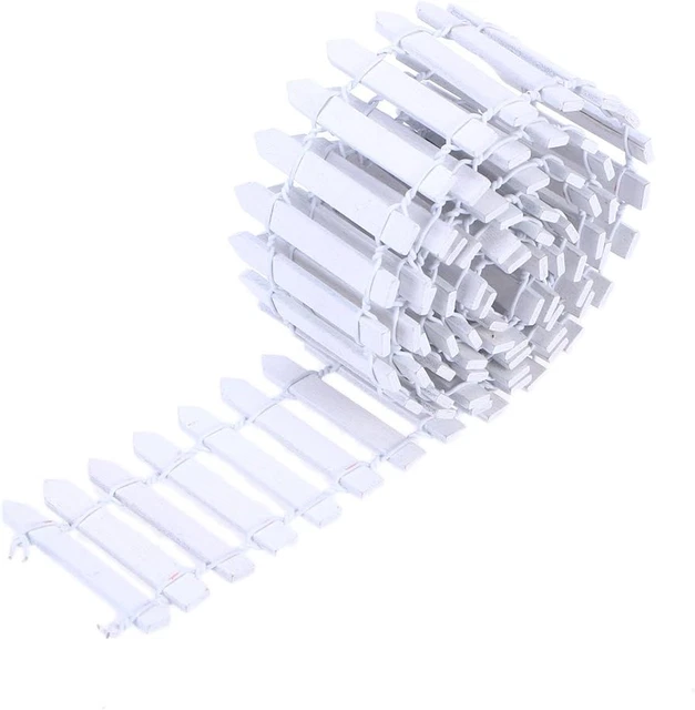Mini-Holzzaun Für Feengarten & Deko – 100 Cm Lang, 5 Cm Hoch, Naturfarben