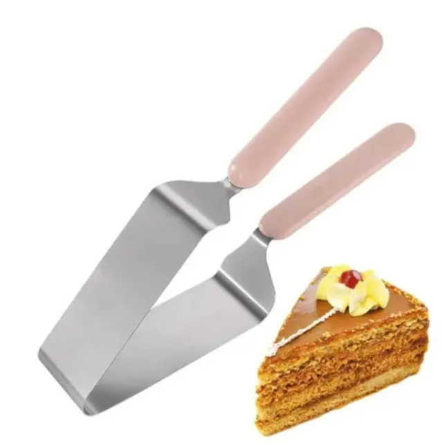 Stainless Steel Triangular Cake Slicer Cutter Adjustable Anti-slip Handle