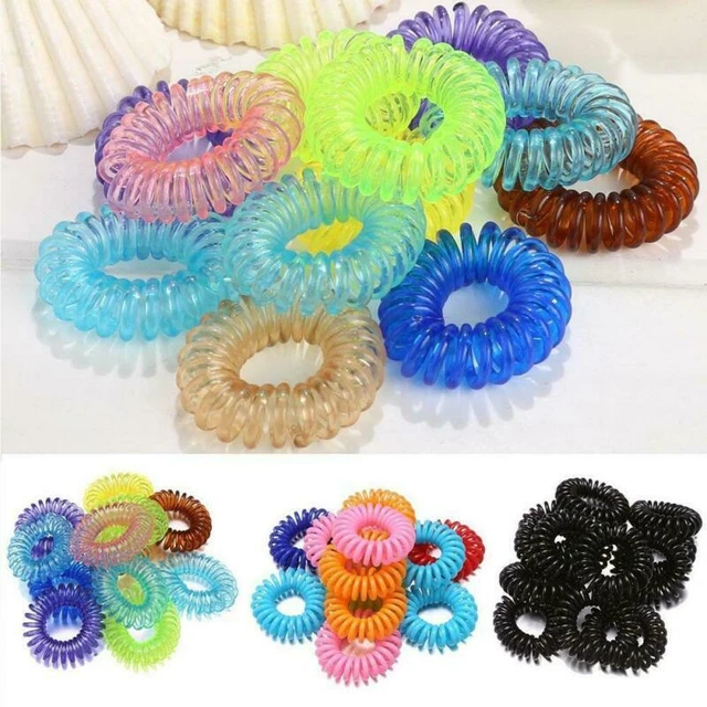 20/10pcs Elastic Rubber Hair Ties Scrunchies Hair Bands Ponytail Holders Rope