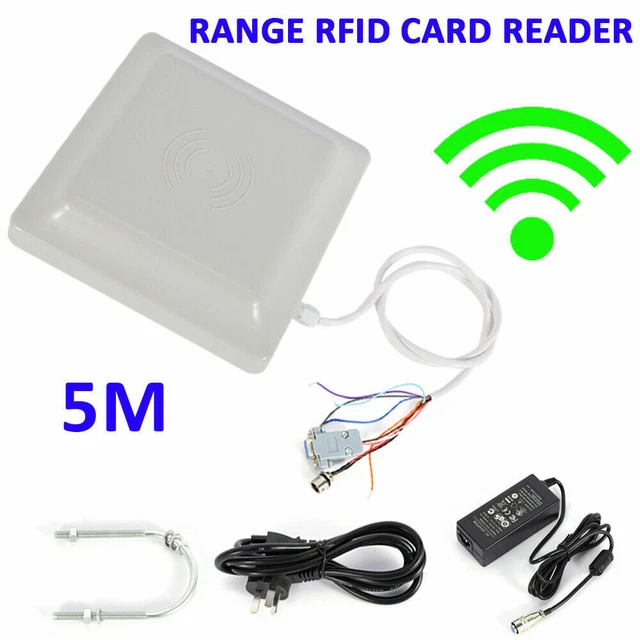 UHF middle range integrated reader 5M Long Distance 8dbi Parking System Reader