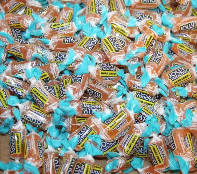 JOLLY RANCHER - MANGO FLAVOR only- 4 POUNDS 64 oz.   BULK CANDY-  Hard Candy
