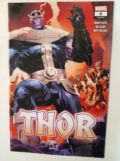 Thor #6 2nd Print 2020 Marvel comics. Nice Nm+. Wrap around cover. Nic Klein