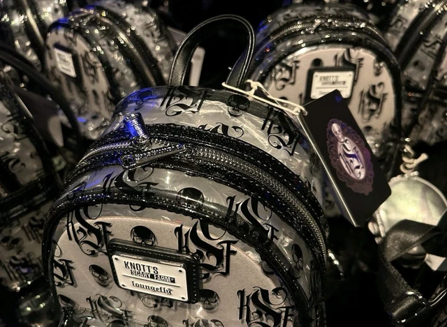 KNOTTS SCARY FARM Lounge Fly 2025 Clear Backpack New Halloween &pound;137.21