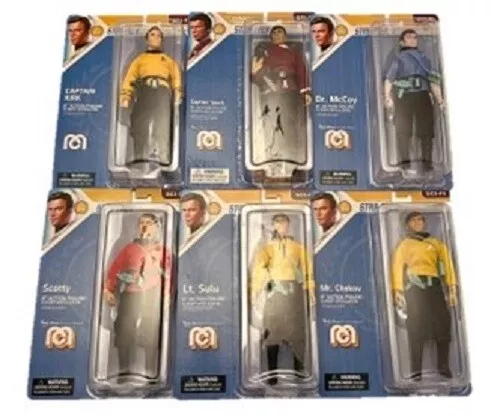 Mego 8” Star Trek Action Figure – Kirk, Spock, Chekov, Scotty, Mccoy & Sulu