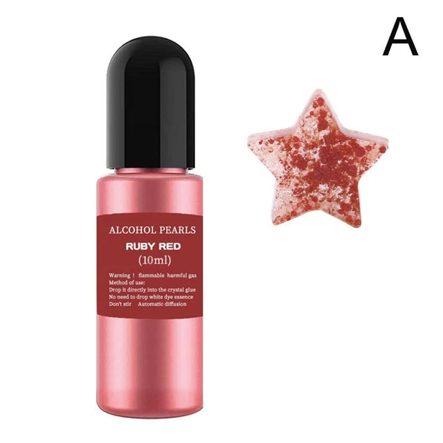 10ml Ruby Red Metal Resin Pigment Color Essence Dye Ink DIY Epoxy Making Jewelr
