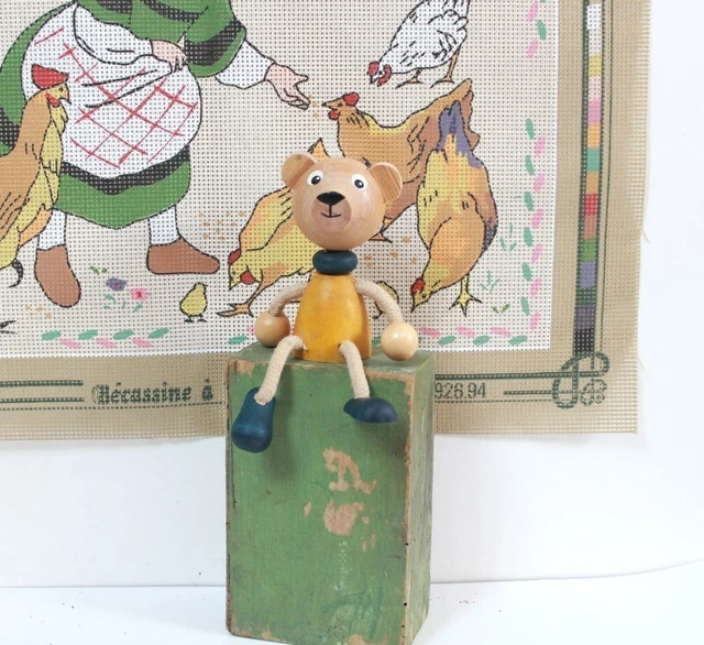 Petit ours déco rétro