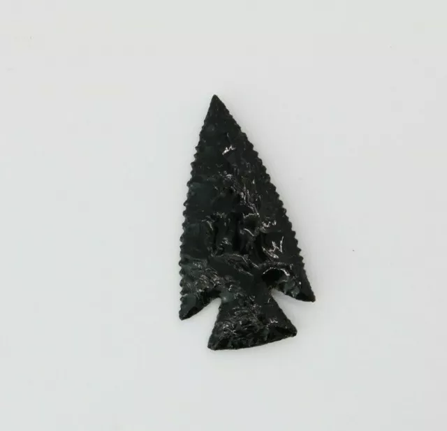 TED ORCUTT NORTHWEST COAST OBSIDIAN FLINT EXOTIC POINT - RARE - CIRCA 1900's