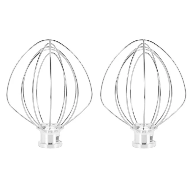 5X Edelstahl Draht Peitschen Mischer Aufsatz für Kitchen Aid K45Ww 9704329 6176