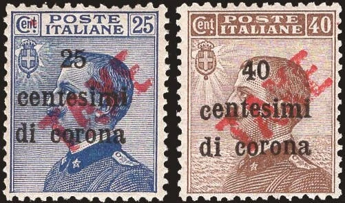 Terre Redente - Trentino Alto Adige - Bolzano 3 - 1918/19 - Trent stamps