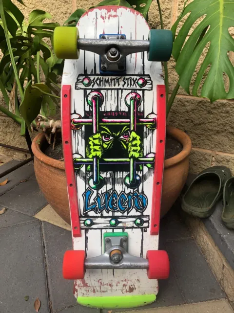 Orignial SCHMITT STIX Jailbird Lucero Skateboard Deck  - Rare  rat bones wheels