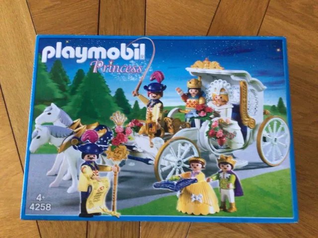 Playmobil 4258 Mariés avec carrosse Princess - Neuf - New 2010