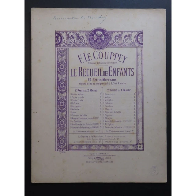 DELIBES Léo Musette Écossaise Piano ca1890 2