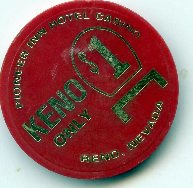 Nevada, Reno: Pioneer Inn 1.00 Keno Only Red