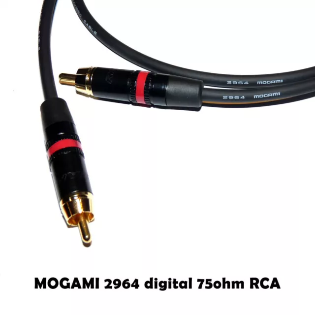 Mogami 2964 Digital SPDIF cavo audio alta qualità HiFi RCA 75OHM Neutrik per DAC