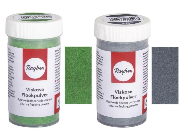 Flock-Pulver (623,75€/kg) 8g Viskose-Samt-Streu für samtige Oberflächen, Rayher