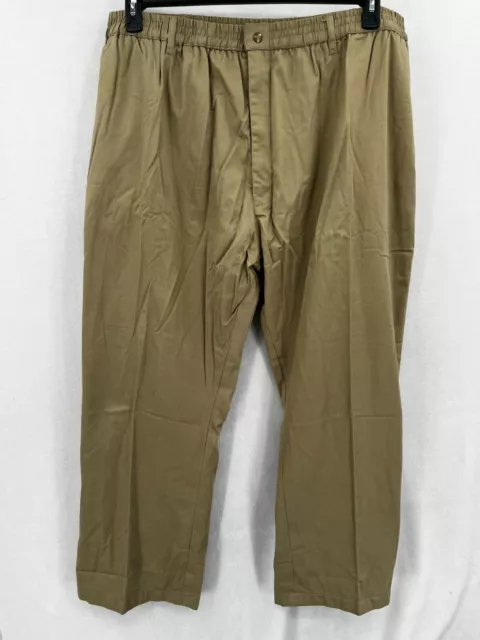 HABAND'S ICE HOUSE Flannel Lined Pants Men's Size 50 S Khaki Tan Chino ...