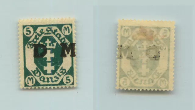 Danzig  1921 Sc O24 Einwandfreier Zustand. rtb2565