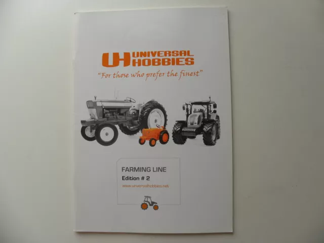 Catalogue miniatures agricoles UNIVERSAL HOBBIES édition 2