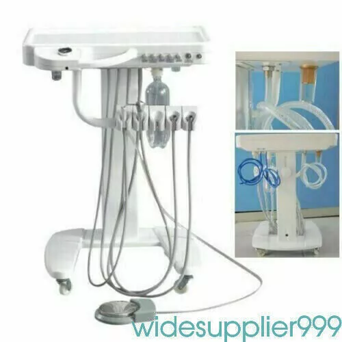 Mobile Dental Unit  4 Holes Système de chariot dentaire mobile portable 545W DE 3