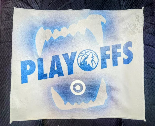 MINNESOTA TIMBERWOLVES WOLVES 2024 NBA Playoff Rally Howl Towel * Game