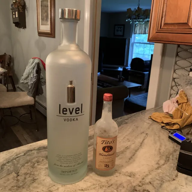 Absolut Level Vodka HUGE 22” Tall Bottle Bar Liquor Store Advertising Display