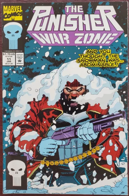 Punisher War Zone #11 VF- 7.5 (Marvel 1992) ✨