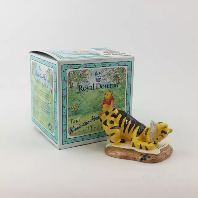 Royal Doulton Winnie The Pooh - Tigger Signs The Rissolution WP6 - RD 2892