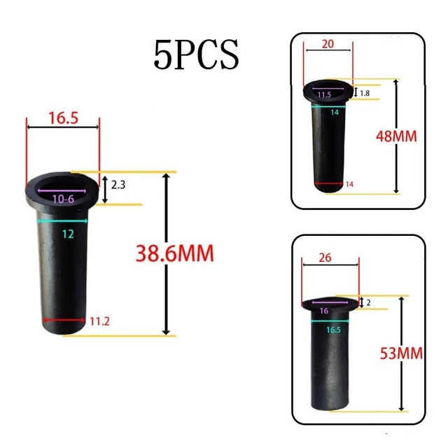 Protezione parti guaina cavo filo utile 5 pz accessori nero