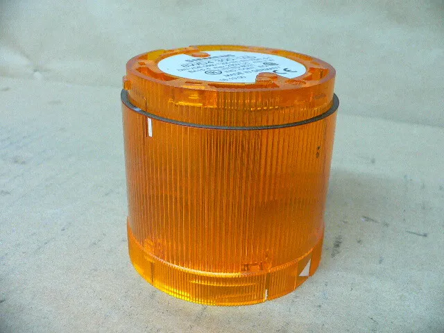 Siemens Orange Stack Light, Mod# 8WD4 300-1AD, Max. 230V, Max. 7W, Used