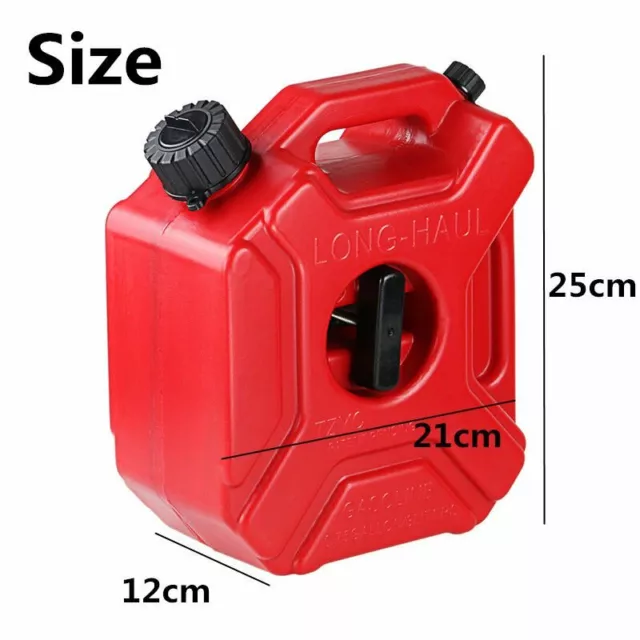 Réservoir de carburant 3 L en plastique Jerry Can gaz diesel réservoir d'huile conteneur de carburant