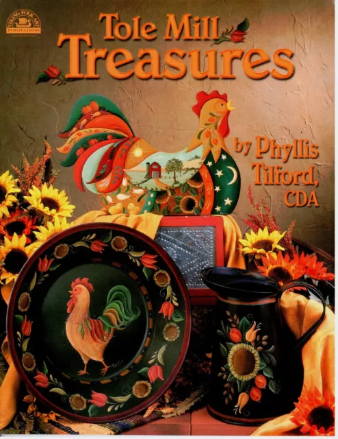 Tole Mill Treasures Phyllis Tilford Acrylic Decorative Painting Patterns Book