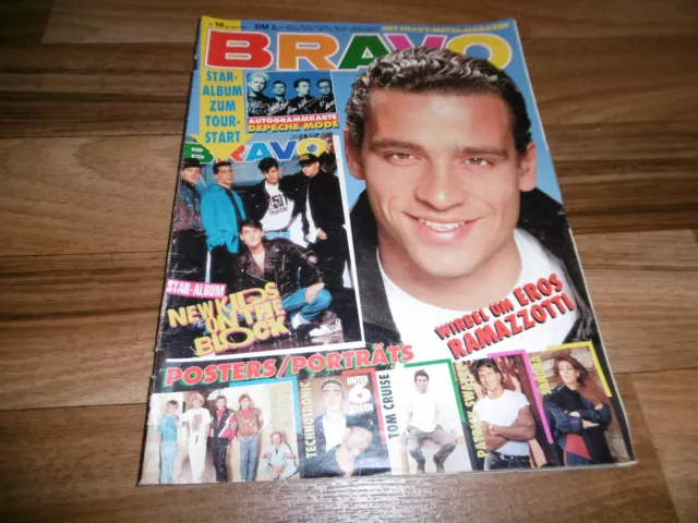 BRAVO # 18 vom 26.4.1990 -- LED ZEPPELIN-EROS RAMAZZOTTI-TECHNOTRONIC-BILLY IDOL
