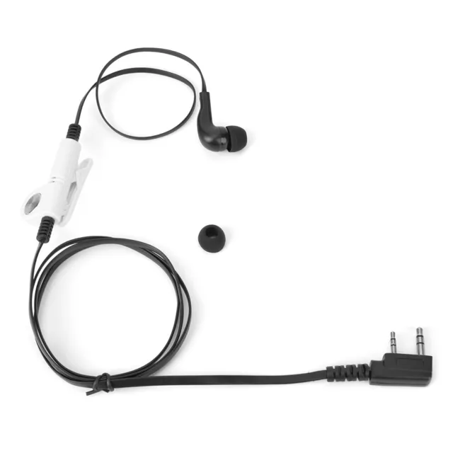 Walkie-talkie SIA Security Ear Piece Headset Mic for Kenwood/Baofeng Radio 2Pin