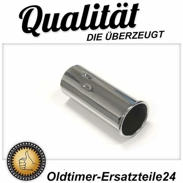 Auspuff Chrom Endrohr 50mm – 52mm. für Mercedes Oldtimer – FH Herren AG